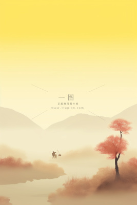 意境复古风节气背景 意境复古风节气背景