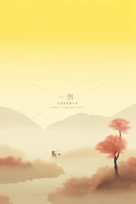 意境复古风节气背景 意境复古风节气背景