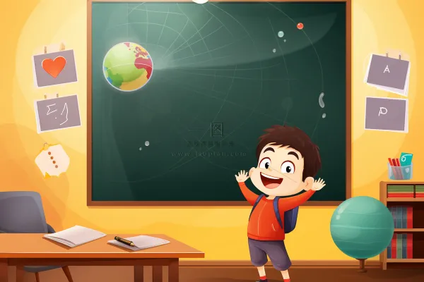 课室清新学习儿童背景 课室清新学习儿童背景