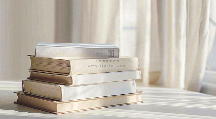 文静花瓶装饰书本阅读知识世界读书日摄影图