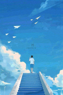 学生毕业季考试青春插画背景 学生毕业季考试青春插画背景