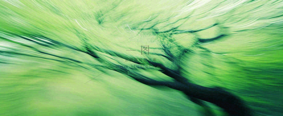 绿色植物树木绚丽虚幻背景