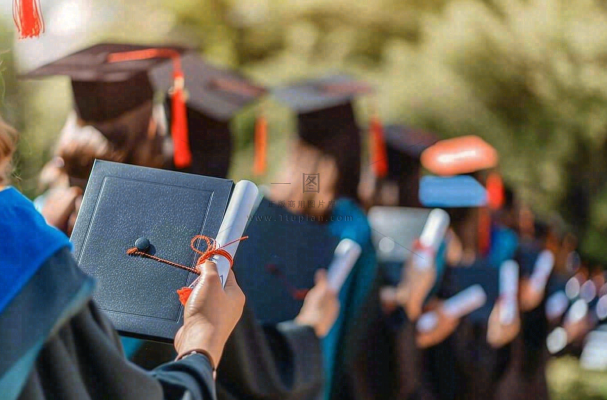 学生毕业季考试青春插画背景 学生毕业季考试青春插画背景