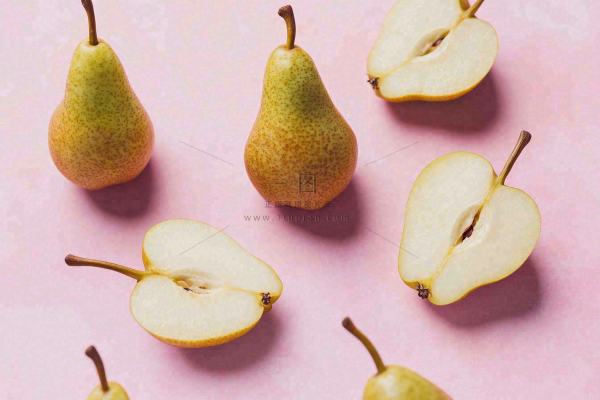 新鲜水果梨子摄影图