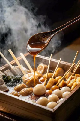 美味关东煮清汤麻辣烫美食摄影图