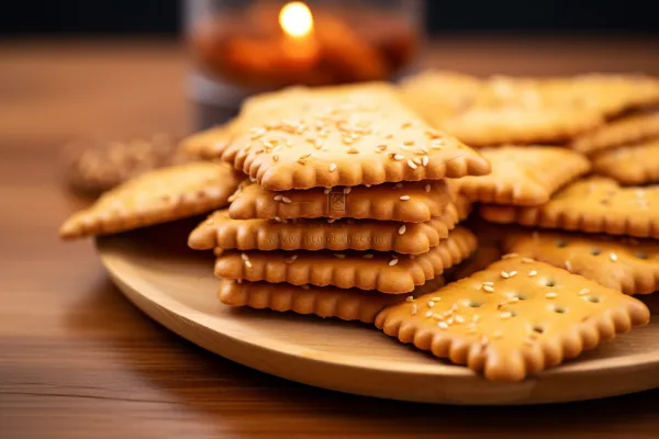 苏打饼饼干烘焙摄影图