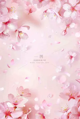 粉色樱花桃花花瓣飘落唯美浪漫春天春分情人七夕背景 粉色樱花桃花花瓣飘落唯美浪漫春天春分情人七夕背景
