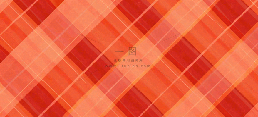 红色格子纹理背景，布料