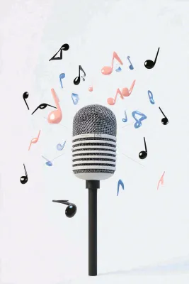 音乐话筒麦摄影图