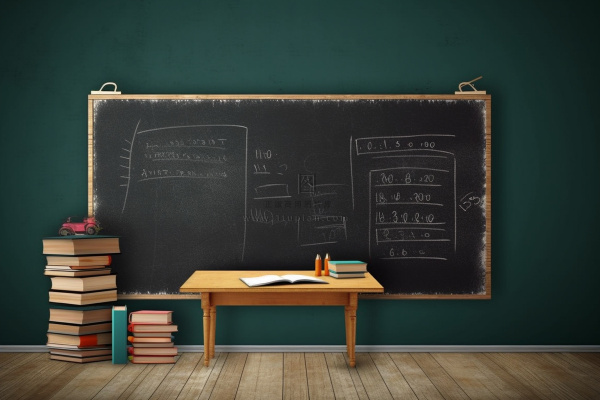 教师儿童上课黑板背景 教师儿童上课黑板背景