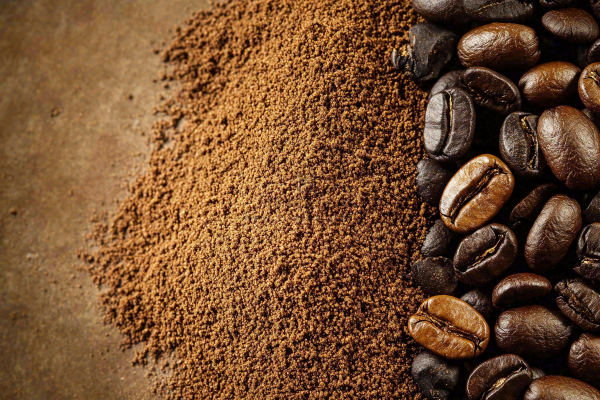 咖啡店咖啡粉烘焙摄影图