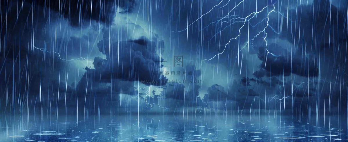 暴雨预警暴雪预警通知公告背景