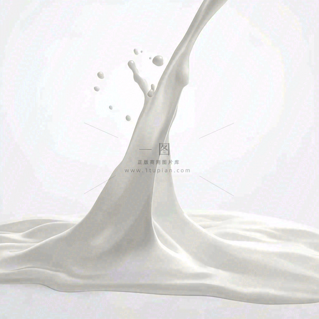 白色的牛奶飞溅摄影图
