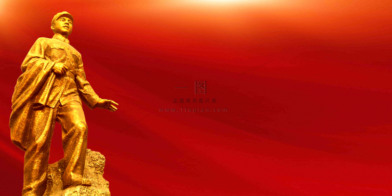 雷锋纪念日节日庆祝海报背景