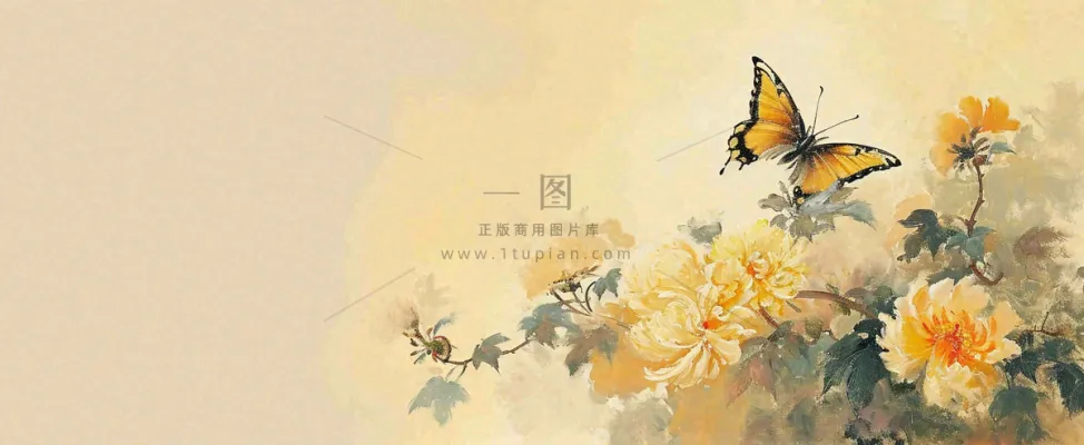 温馨纹理橙色花朵鲜花蝴蝶意境唯美,中国风 温馨纹理橙色花朵鲜花蝴蝶意境唯美,中国风