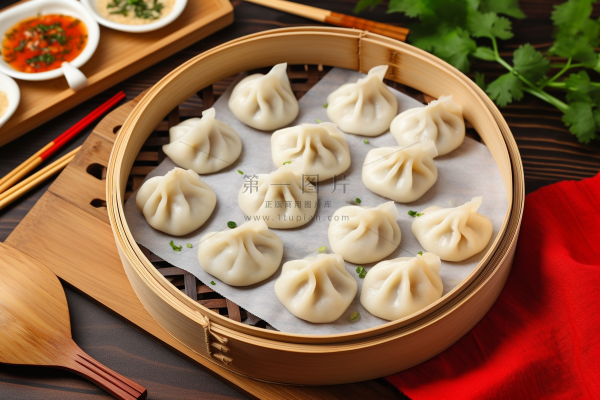 饺子包饺子新年团聚吃饺子美食摄影图