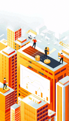 贷款业务借贷金融理财背景