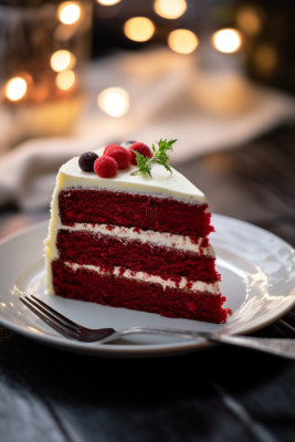 浆果树莓蛋糕水果蛋糕下午茶美食甜点摄影图