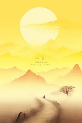 意境复古风节气背景 意境复古风节气背景