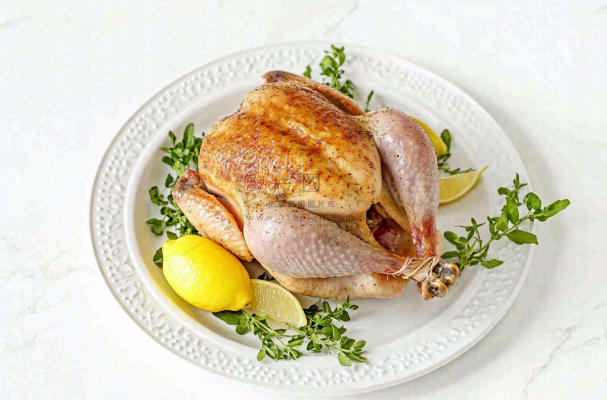 全鸡火鸡食物感恩节摄影图