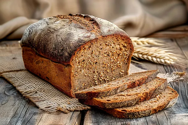 全麦面包吐司手工甜点美食摄影图