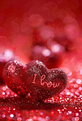 红色爱心love灯光亮片浪漫闪耀情人节七夕背景 红色爱心love灯光亮片浪漫闪耀情人节七夕背景