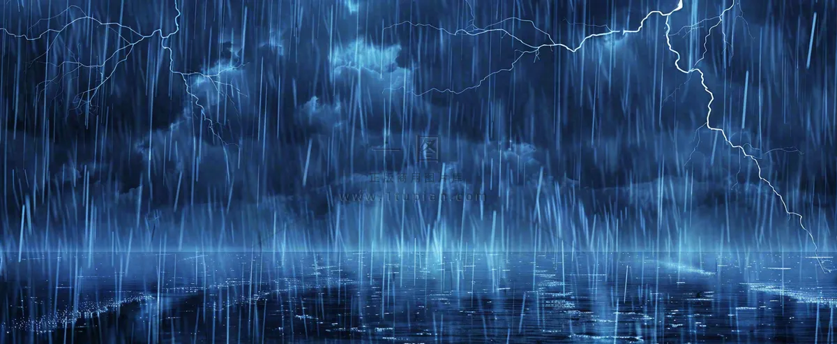 暴雨预警暴雪预警通知公告背景