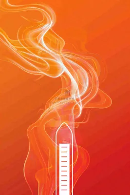 高温预警通知公告背景 高温预警通知公告背景