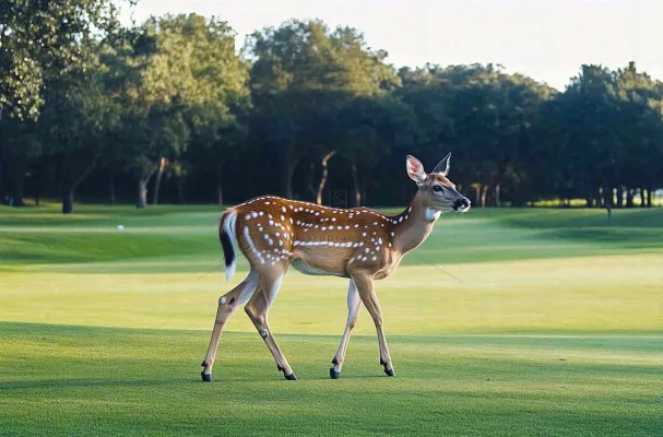 鹿动物山间草原的鹿摄影图