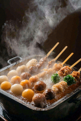 美味关东煮清汤麻辣烫美食摄影图