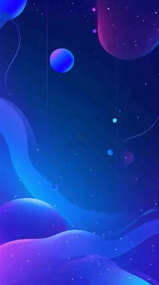 蓝紫色渐变星空科幻简约背景 蓝紫色渐变星空科幻简约背景