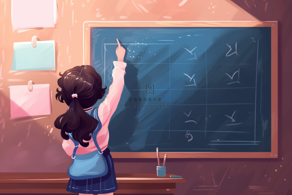 课室学习黑板儿童粉笔写字背景 课室学习黑板儿童粉笔写字背景