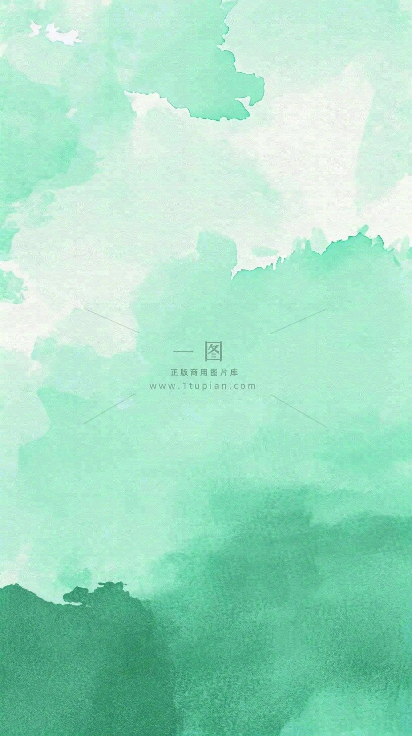 意境绿色水墨纹理背景