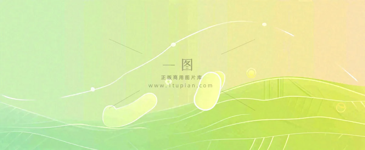 绿色清新条纹波浪简约背景