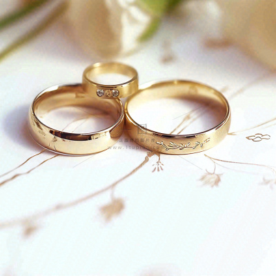 爱情婚礼婚姻戒指珠宝配饰，浪漫情人节摄影图