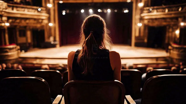 电影院观影的人观众摄影图 