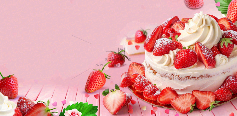 面包蛋糕甜点美食摄影图