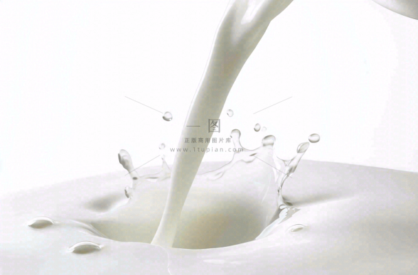 白色的牛奶飞溅摄影图