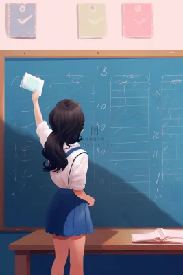 课室学习黑板儿童粉笔写字背景 课室学习黑板儿童粉笔写字背景