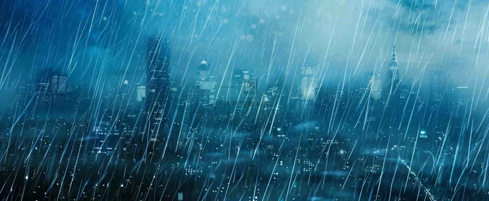 暴雨预警暴雪预警通知公告背景