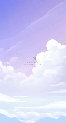 蓝紫色天空白云清新浪漫落日海上倒影 蓝紫色天空白云清新浪漫落日海上倒影