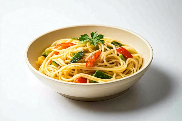 意大利面番茄芝士面西餐美食摄影图