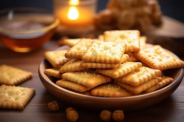 苏打饼饼干烘焙摄影图