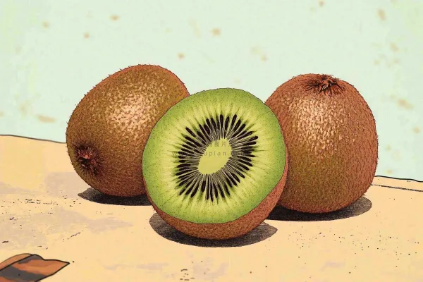 新鲜水果猕猴桃摄影图