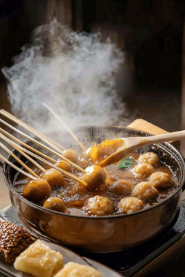 美味关东煮清汤麻辣烫美食摄影图