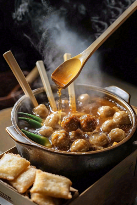 美味关东煮清汤麻辣烫美食摄影图