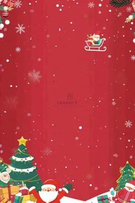 圣诞节卡通插画背景 圣诞节卡通插画背景