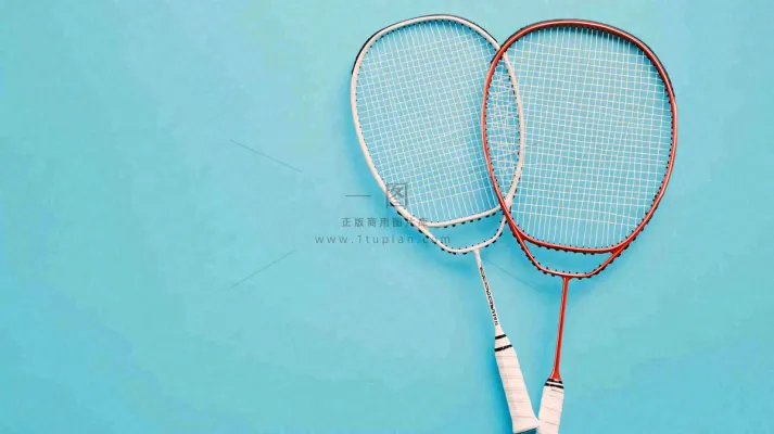 羽毛球竞技运动摄影图 