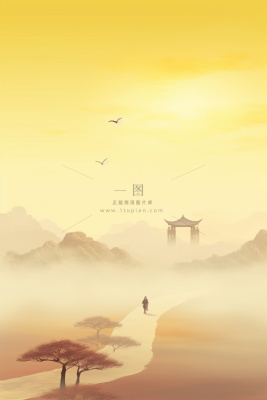 意境复古风节气背景 意境复古风节气背景