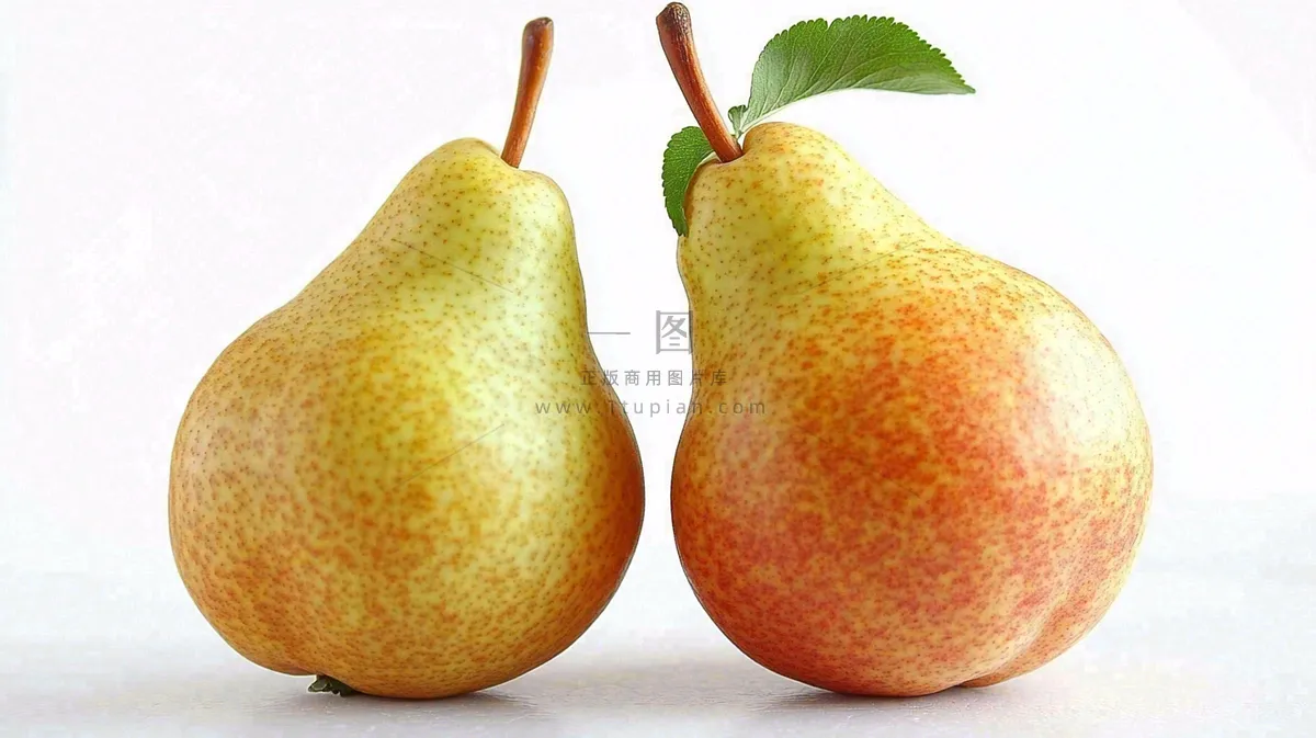 新鲜水果梨子摄影图